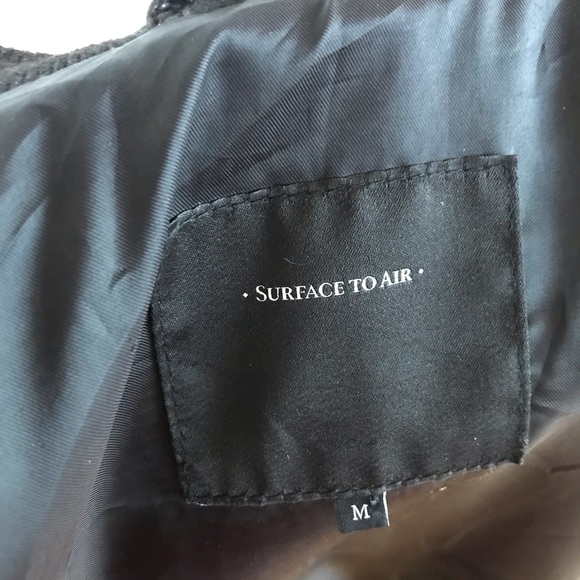 Surface to Air leather and cashmere blend bomber - Picture 12 of 12